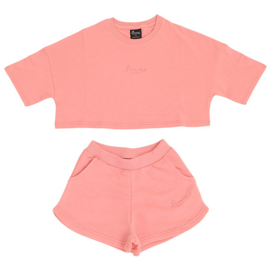 Target Παιδικό σετ Girls Loose Crop Top & Shorts ''Dreams'' Set